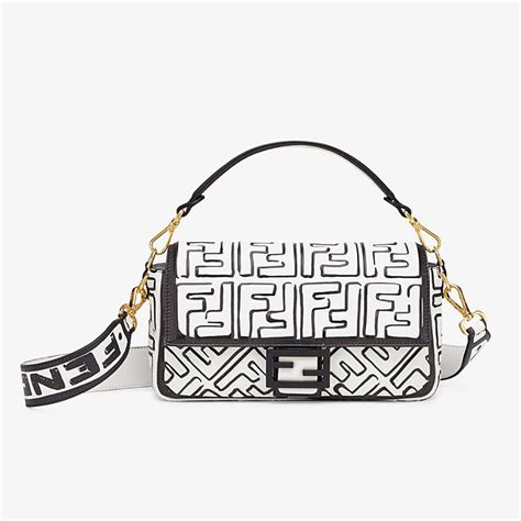 fendi bag black and white|fendi bag price usa.